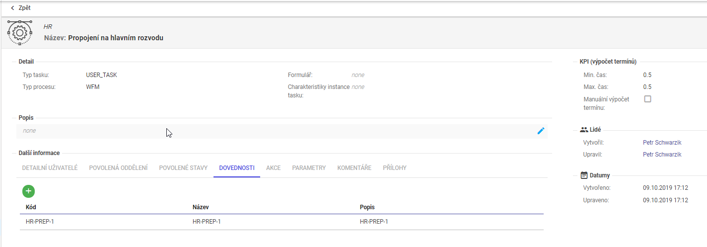 Task definition example