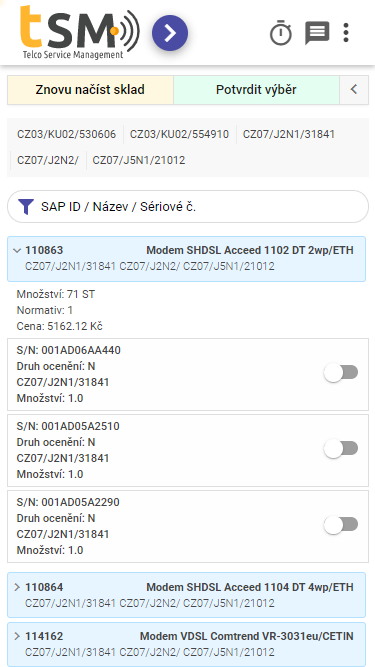 Mobile execution example C